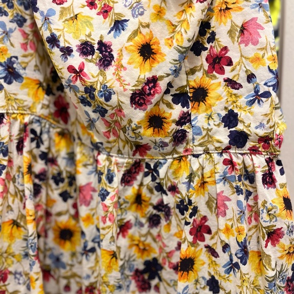 Old Navy floral tie strappy dress. - Picture 4 of 4